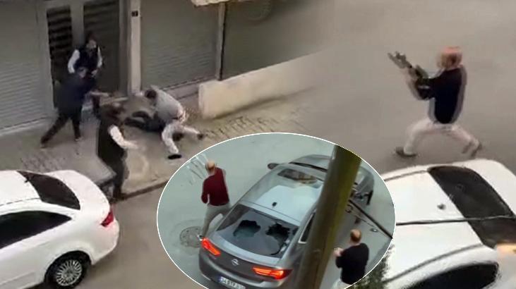 İstanbul’da film sahnelerini aratmayan çatışma: Pompalı tüfeklerle kurşun yağdırdılar
