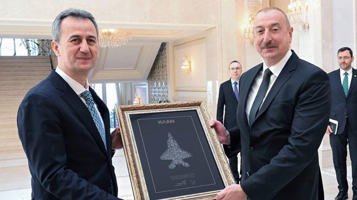 Aliyev, Savunma Sanayii Başkanı Görgün’ü kabul etti
