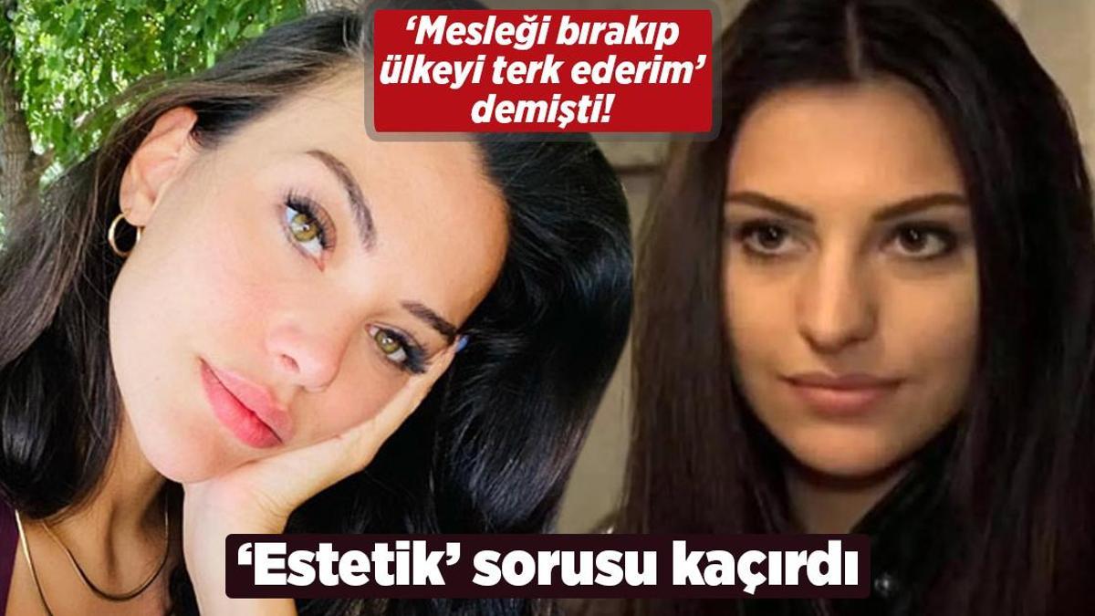 ‘Mesleği bırakırım’ demişti! ‘Estetik’ sorusu ünlü oyuncuyu kaçırdı