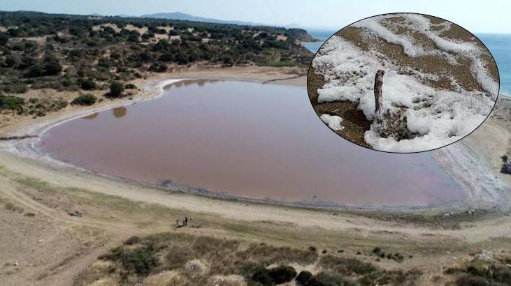 ‘Kalpli göl’ köpürdü: Mikroorganizma aktivitesi sonucu meydana gelen bir olay