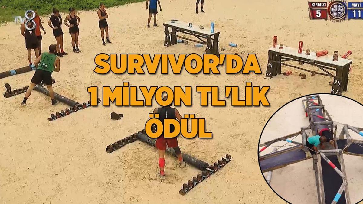 Survivor All Star’da 1 milyon TL’lik ödül oyununun kazanı belli oldu