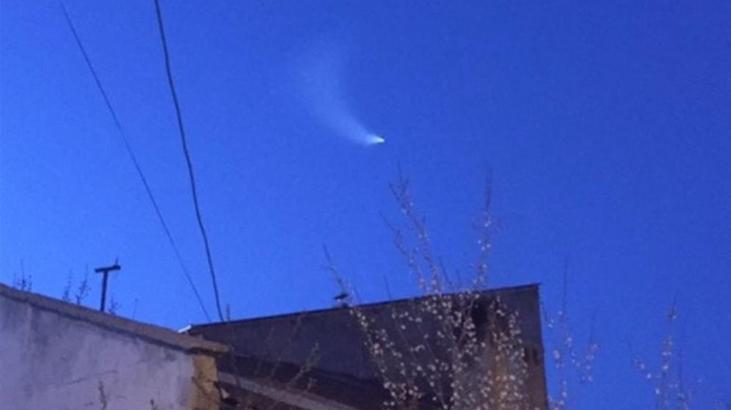Muş semalarında şaşırtan manzara! Cep telefonu ile kaydedildi