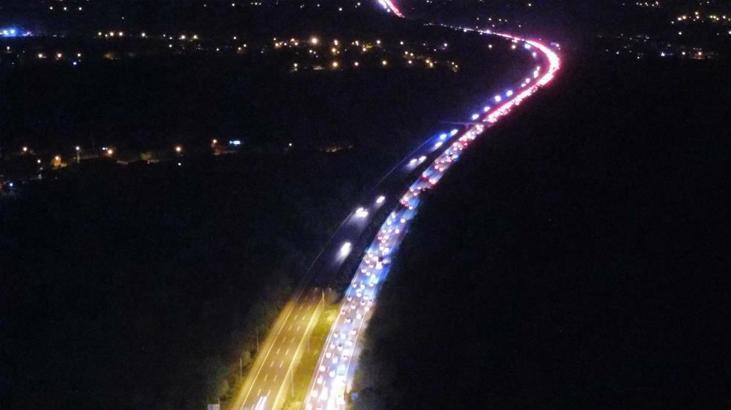 Bayram dönüşünde Düzce’den geçen araç sayısı açıklandı