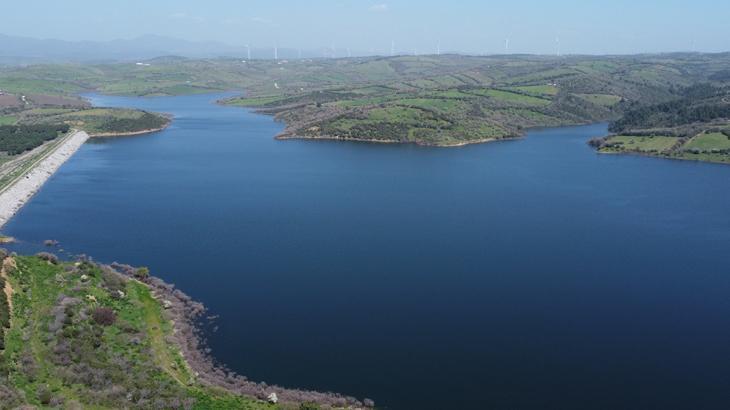 Bayramiç Barajı’ndaki yüzde 100 doluluk oranı üreticiyi sevindirdi