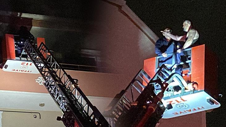 Prize takılı olan şarjı süpürge bomba gibi patladı! Ev sahibini itfaiye kurtardı