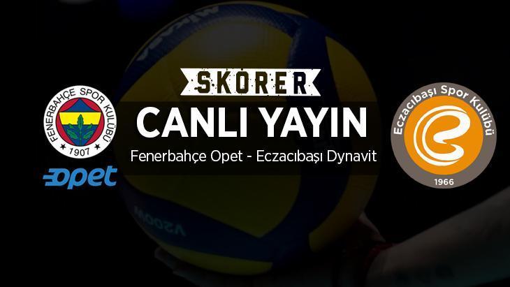CANLI | Sultanlar Ligi’nde şampiyon belli oluyor: Fenerbahçe Opet – Eczacıbaşı Dynavit