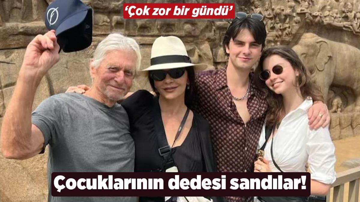Michael Douglas’ı çocuklarının dedesi sandılar! ‘Ben bir babayım’