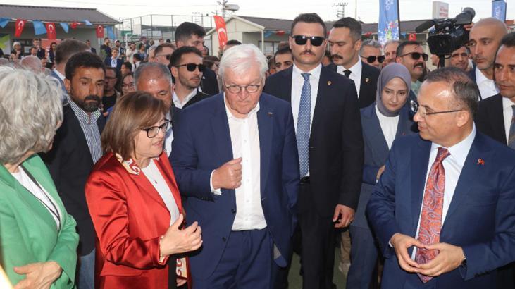 Almanya Cumhurbaşkanı Steinmeier deprem bölgesini ziyaret etti