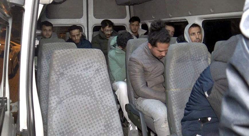 Kaçak göçmen operasyonu! 10 kişi yakalandı