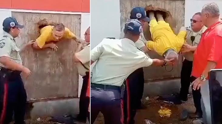 Tünelin ucu özgürlüğe çıkmadı! Kafasını çıkaranı polis yakaladı: Rezalet kaçış planı