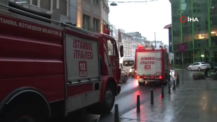 İstanbul’da bir otelde yangın çıktı