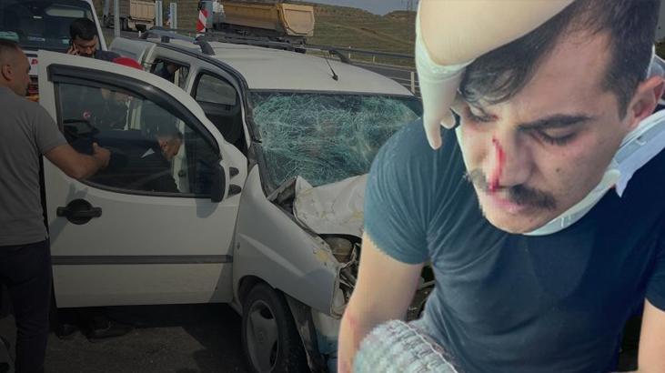 Kaza sonrası ilginç anlar! ‘Yüzüm çok mu kötü?’ diye görevliye sordu