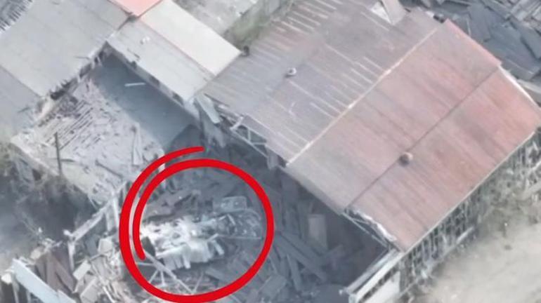 Rus ordusundan eşine az rastlanır önlem! Drone tehdidine karşı 'kaplumbağa tank'