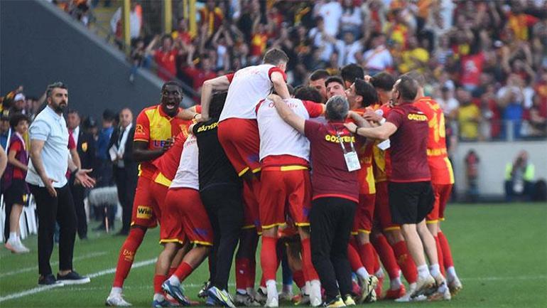 Göztepe, yeniden Süper Lig'e yükseldi! İzmir'de büyük coşku