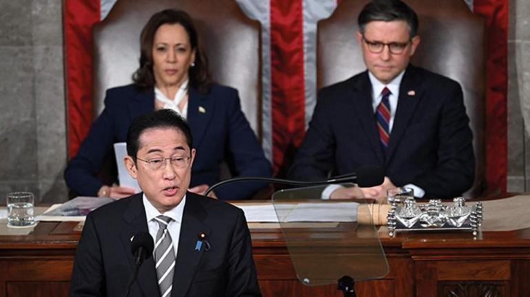 Japonya Başbakanı Kishida ABD Kongresi’nde! 'Bugünün Ukrayna'sı yarının Doğu Asya'sı olabilir'