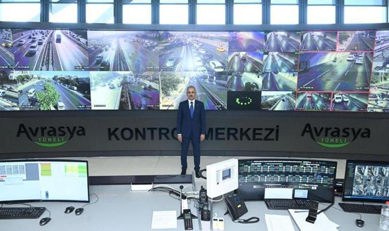 Bakan Uraloğlu açıkladı! Avrasya Tüneli'nde rekor geçiş