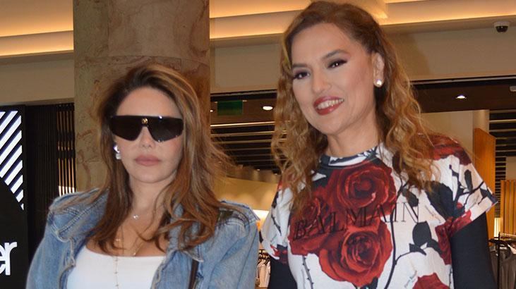 Demet Akalın ve Esra Balamir’in alışveriş keyfi