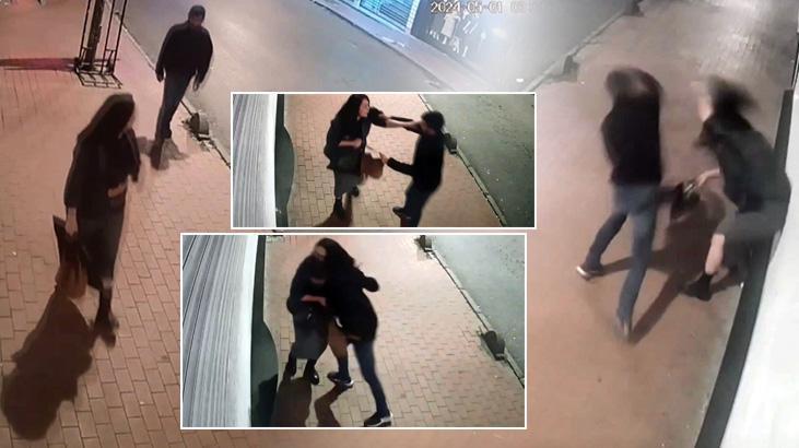 Gece yolda yürüyen kadına korkunç saldırı!