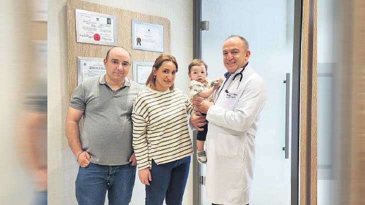 11 aylık Daniel bebek sağlığına Türkiye’de kavuştu