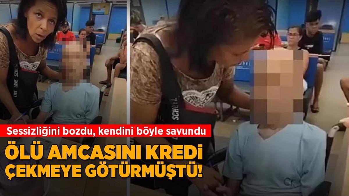 Ölü amcasını kredi çekmeye götürmüştü! Sessizliğini bozdu, kendini böyle savundu