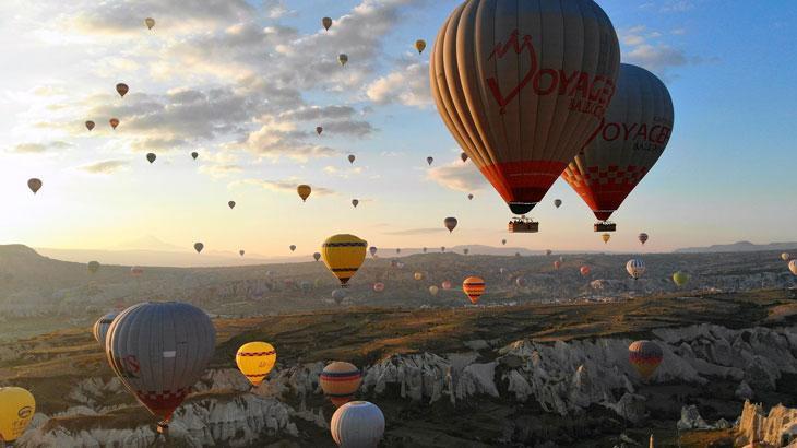 Türkiye sıcak hava balonculuğunda zirvede