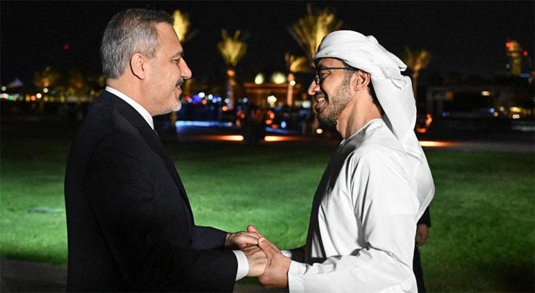 Bakan Fidan, BAE Dışişleri Bakanı ile görüştü