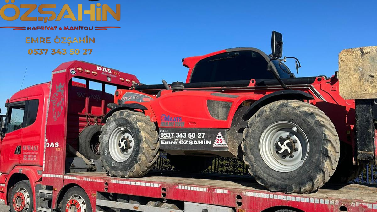 ÖZŞAHİN HAFRİYAT, Ankara’da Manitou Kiralamayla İşleri Hızlandırıyor