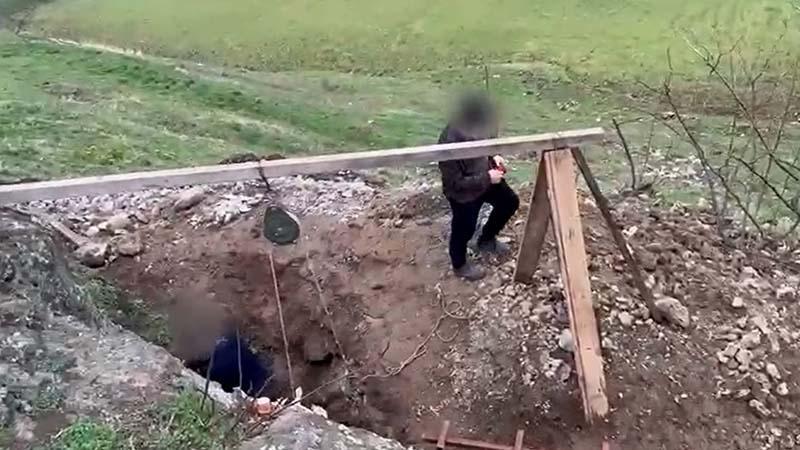 Tekkeköy’de İzinsiz Kazı Yapan 4 Şüpheli Suçüstü Yakalandı