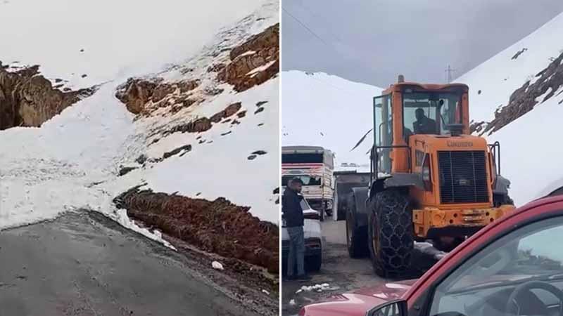 Uludere-Uzungeçit Yolunda Çığ: Kara Yolu Ulaşıma Kapandı