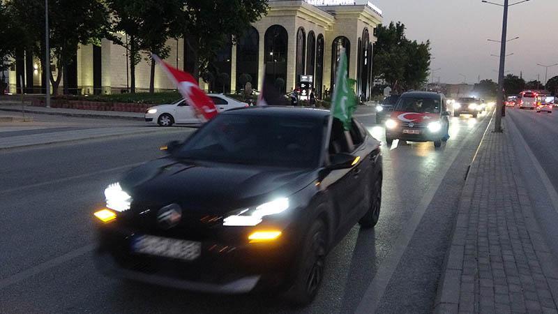 Filistin Konvoyu Türkiye turunu sürdürüyor, Konya’da karşılandı