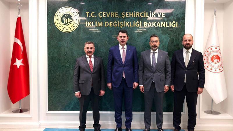 Başkan Odabaşı’ndan Bakan Kurum’a ziyaret