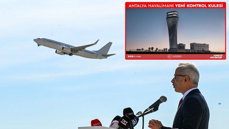 Antalya Havalimanı’na Likya esintili yeni hava trafik kontrol kulesi