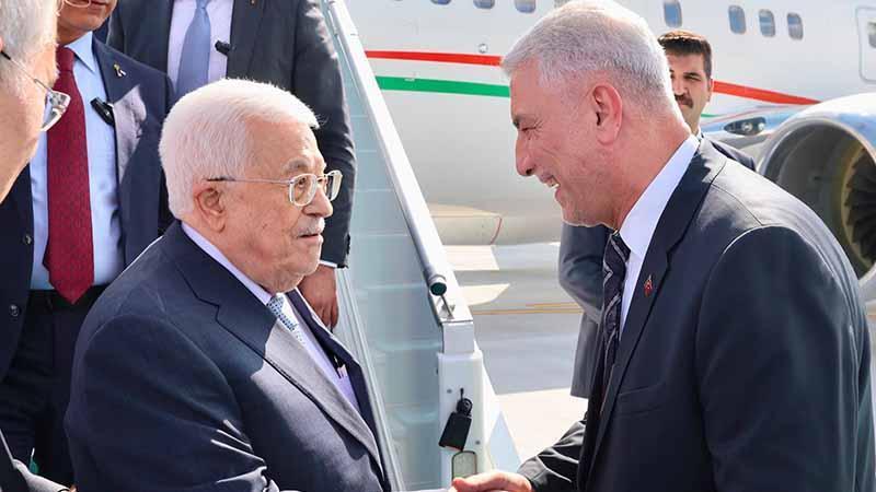 Bakan Bolat, Filistin Devlet Başkanı Abbas’ı Ankara’da Karşıladı