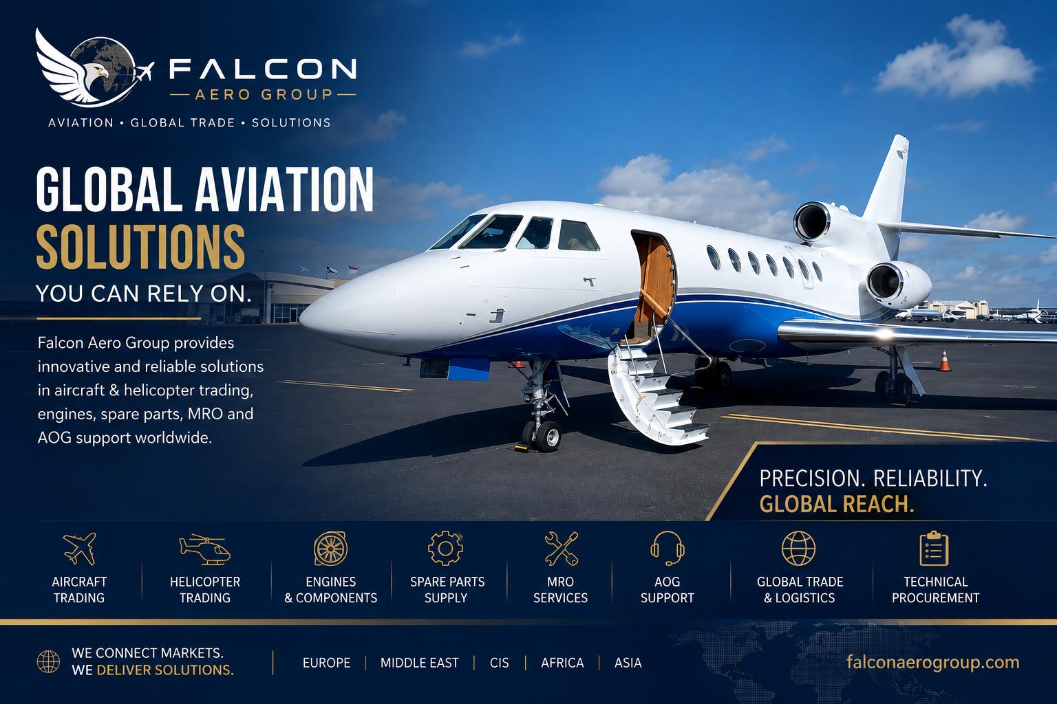 Falcon Aero Group, Küresel Havacılık Tedarik Zincirinde Türkiye’den Dünyaya Açılıyor