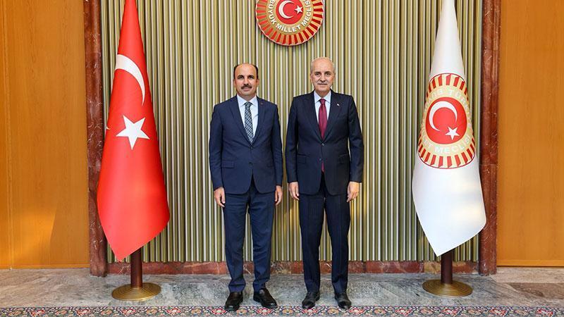 Kurtulmuş’tan Dünya Belediyeler Birliği Başkanı Altay’a kabul