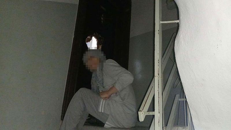 Apartmanda komşusunun çelik kapısını matkapla kırdı, gözaltına alındı