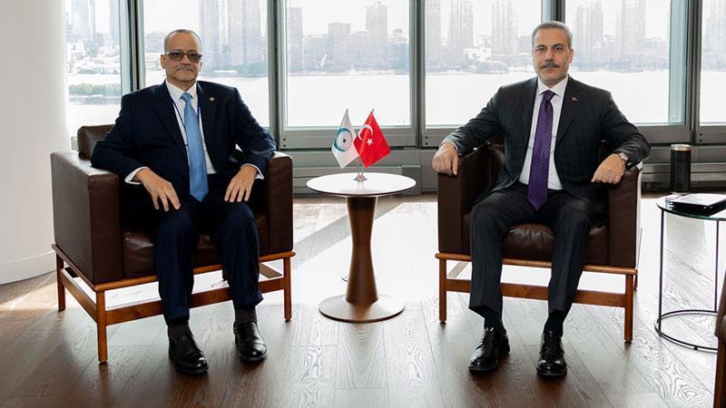 Bakan Fidan, İİT Genel Sekreteri Ahmed ile New York’ta görüştü