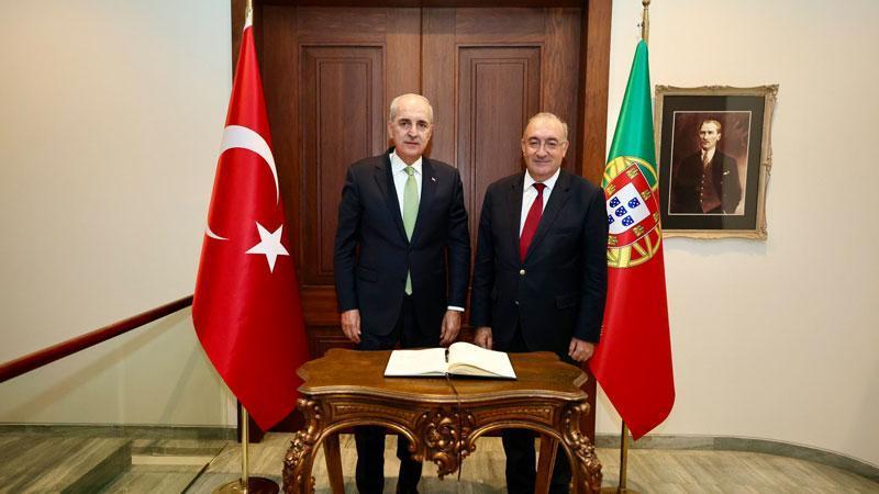 Kurtulmuş, Lizbon Büyükelçiliği’ni ziyaret etti