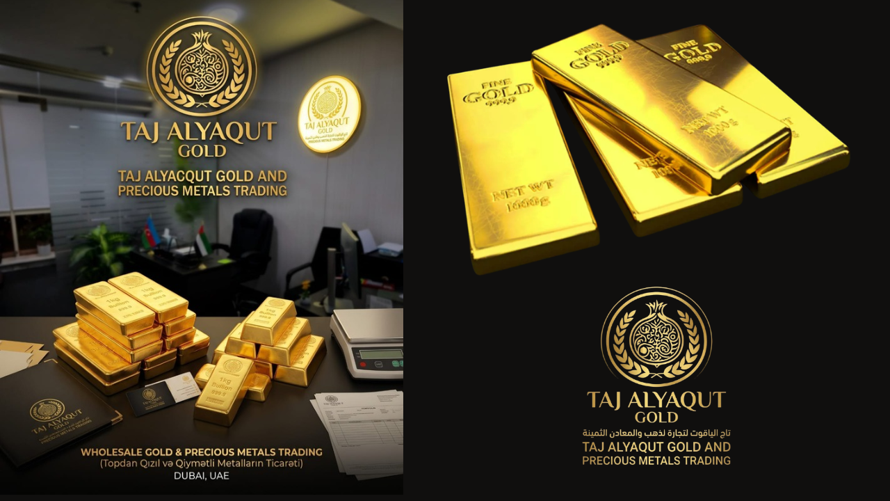 Dubai’de Altın Zarafetinin Adı TAJ ALYAQUT GOLD: Değerli Madenlerde Geniş Ürün Yelpazesi