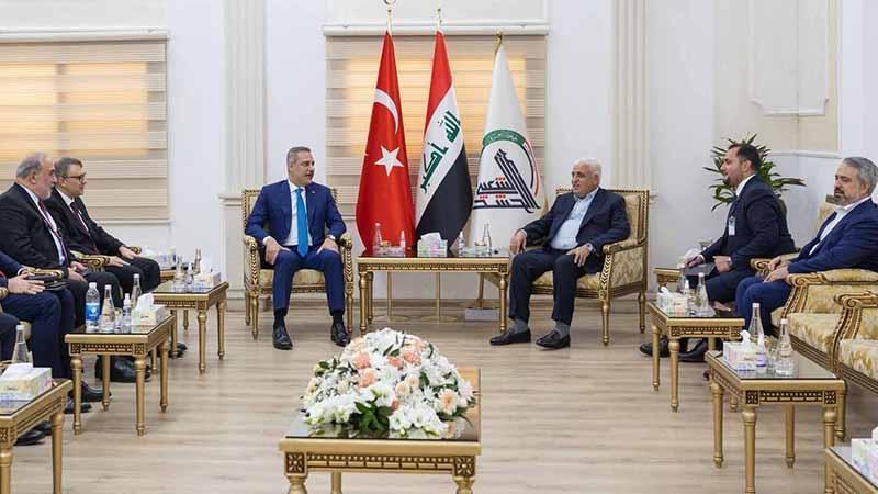 Bakan Fidan’ın Bağdat Temasları Sürüyor: Falih Fayyad ile Görüştü