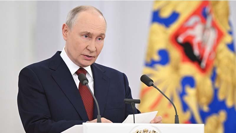 Putin: Rusya’nın kontrolündeki bölgeler için “toprak kaybı” denilemez