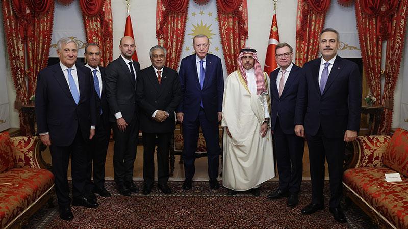 Erdoğan’dan Türkiye’deki Dışişleri Bakanları Toplantıları Kapsamında Kabul