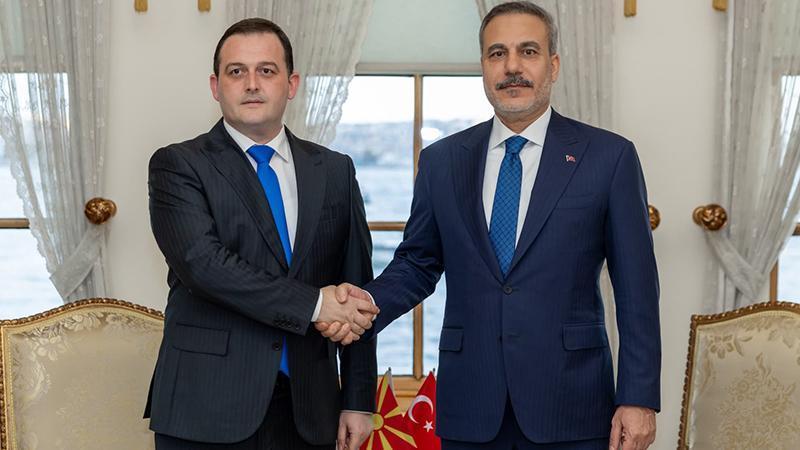 Hakan Fidan, Kuzey Makedonya Devlet Bakanı Zülfikar Zeynula ile Görüştü