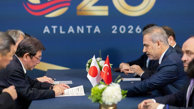Hakan Fidan, Japon Mevkidaşı Motegi ile Atlanta’da Görüştü